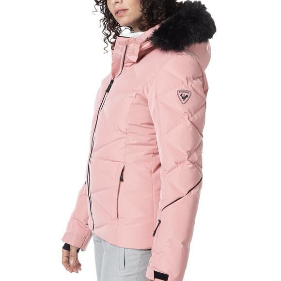 Rossignol Jacket Size Small Womens Cooper Pink Staci Pearly Full Zip Black $350 - Picture 5 of 16